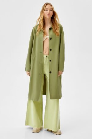 Áo khoác trench coat có thắt lưng