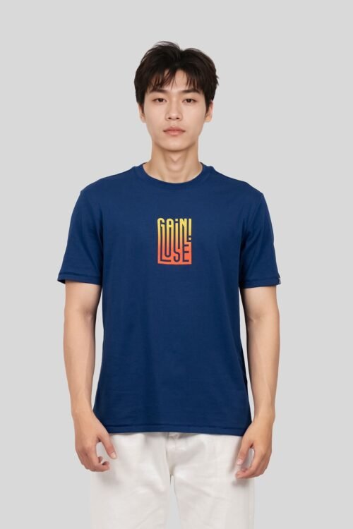 Áo thun nam Regular Typo Gain – Lose